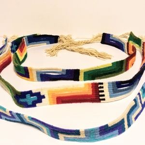 ONE Cotton Belt Hand Crafted Dyed Strap NWOT Nepal